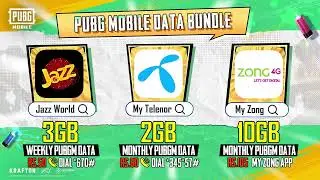Get your PUBG MOBILE DATA BUNDLE NOW！｜ PUBG MOBILE Pakistan Official