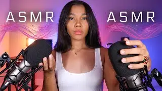 ASMR | Fast & Aggressive Inaudible Whispers at 100% Sensitivity 💜✨ | Mouth Sounds