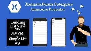 Xamarin Form Binding List View with and With out MVVM First   #9