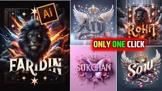 How to make trending Ai image with Your Name || 3D Ai image generator Free