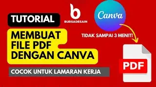 TUTORIAL MEMBUAT FILE PDF DENGAN CANVA