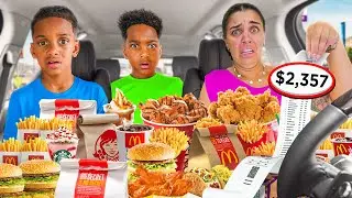 LETTING THE PERSON IN FRONT OF US DECIDE WHAT WE EAT FOR 24 HOURS!