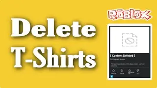 How To Delete Roblox T-shirts You Made (Step By Step)