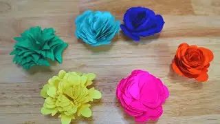 Rolled Flowers | 3D svg | SVG Templates | Circuit | FREE 3D SVG | Flower Craft
