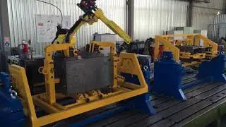 Robotic center for welding of heating boilers TECHVAGONMASH