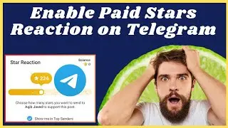 How to enable paid star reaction on telegram Post l How to add star donation in telegram