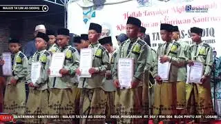 Penerimaan Penghargaan dan Sugkeman MAJLIS TA'LIM ASSIDIQ
