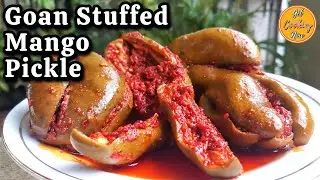 Goan Mango Pickle Recipe | Easy Goan Stuffed Mango Pickle Recipe | Goan Miskut