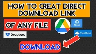 how to create direct download link of any file🔥 || how to make direct download link in blogger 🔥