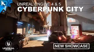Cyberpunk City - Compact Car Update - Unreal Engine 4 