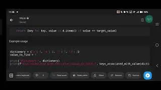 Python Program to Find Keys Associated with Values in a Dictionary