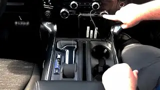 2021 Ford F-150 Fold Out Workstation and Stowable Shifter