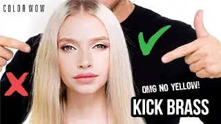 Say Bye to Brassy Yellow Hair | Chris Appleton Shows How to Tone Brassy Orange Hair At Home