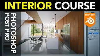 Blender Archviz: Post Production in Photoshop | Part 47 |