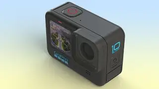 GoPro Hero 10 Black in Solidworks