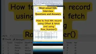 How to find the Nth record from the sql table 