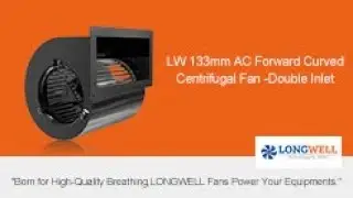 LW 133mm AC Forward curved centrifugal fan -Double inlet