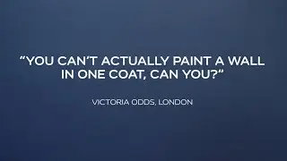 Dr Dulux: How to paint a wall in one coat of paint