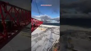 Как крановщик ходит в туалет?! Башенный кран 
