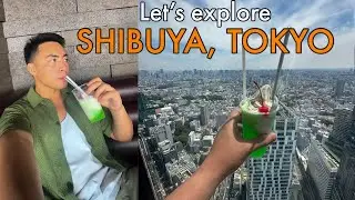 Let's Explore SHIBUYA, JAPAN! + Eating SUSHI NON-STOP