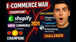 Shopify vs Woocommerce vs Magento vs Opencart vs Prestashop: Choosing Your E-Commerce Platform 2025?