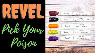 SWATCH WITH ME | Revel Pick Your Poison Halloween Collection
