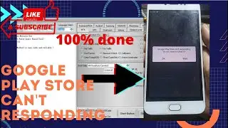 vivo v5s//How can solve google play store isnot responding//showing on screen100%done after flashing