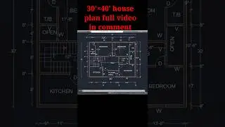 house plan in autocad 