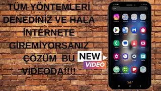 Mobil Veri Kullanılamıyor / Telefonum İnternete Girmiyor %100 Çözüm