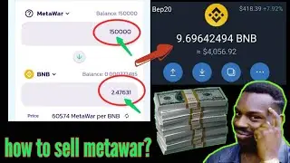 how to sell metawar token in trust wallet ? | how to make money online 2022 