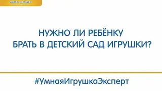 Нужно ли ребенку брать в детский сад игрушки? Интервью с психологом.