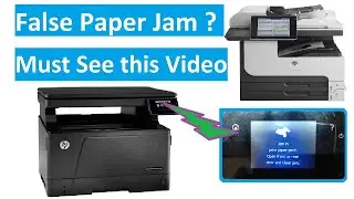 False Paper Jam Error Solution in HP LaserJet Printer.