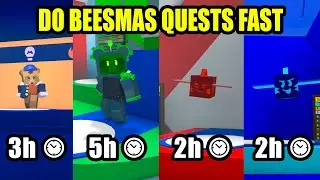 🤔Complete Beesmas Quests Fast in Bee Swarm Simulator | Roblox