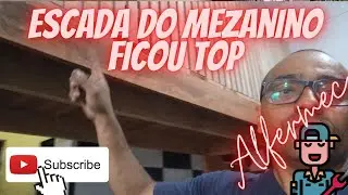 ESCADA PARA MEZANINO!!!! TA FICANDO  TOP// parte 2
