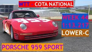 WTT (Week 44, 2024) - Porsche 959 Sport at COTA National