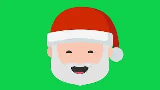 Santa Emoji - Smiling | FREE USE