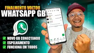 WHATSAPP GB FUNCIONANDO PARA TODOS 🥳 NOVO METODO CONECTAR WHATSAPP GB DE PRIMEIRA