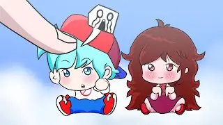 Anime Chibi Fnf vs Finger || Friday Night Funkin' || BF and GF