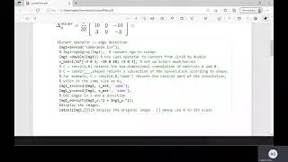 Scharr operator in Matlab