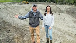 This is How DREAMS BEGIN! New Barn and Workshop location at Our OFF GRID Farm in the WOODS