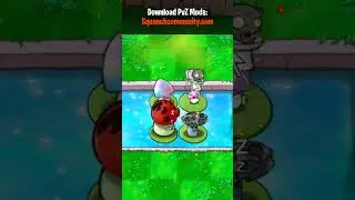 Skibidi Zombie Screams to Wake Up Sleeping Mushrooms 😂 Plants vs Zombies #shorts #pvzmods #pvz