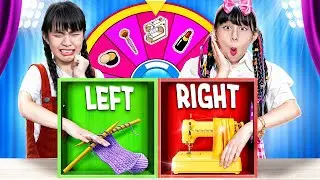 Left Or Right? Poor Girl Vs Rich Girl At Extreme Makeover Challenge!