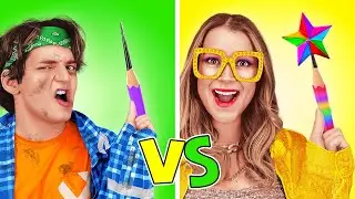 REICH vs. PLEITE SCHUL-CHALLENGE 📚💥 Wer führt an? Hacks, Pannen & Spaß mit 123 GO! SCHOOL