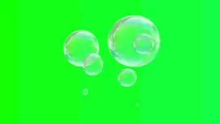 bubbles green screen effect || chroma key