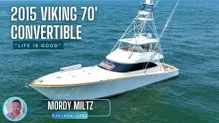 2015 #Viking 70' Convertible "Life is Good" [$3,999,900]