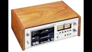 Sony TC-4350 Japan. 1977 !!! Кассетная дека с щелевой загрузкой.