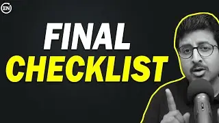 JEE 2024 Final Checklist | 4th-9th April | 99 to 100%ile🔥 | Eduniti | Mohit Sir