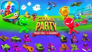 The Stickman MiniGames Random Gameplay - Stickman Party 2 3 4 Player