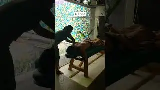 Would you do this? A different type of massage #vichyshower #bali