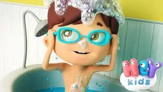 Wash Your Hands song for kids | Baby Bath Time + more nursery rhymes 🛀 HeyKids